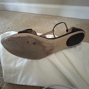 Gucci Ophelia flat embroidered sandal